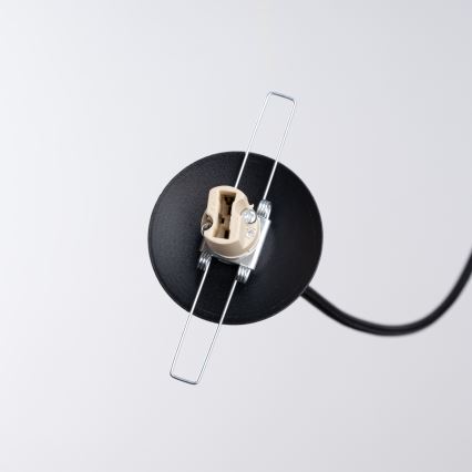 Kattokruunu johdossa BRINA 3xG9/8W/230V musta
