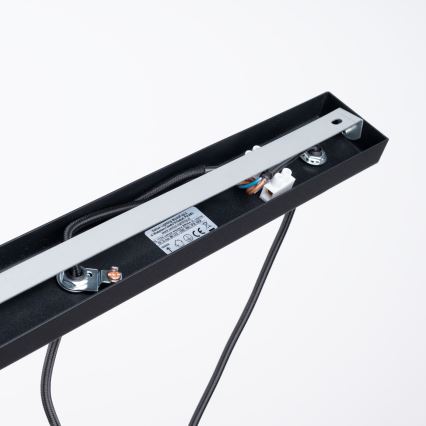 Kattokruunu johdossa BRINA 3xG9/8W/230V musta