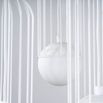 Kattokruunu johdossa BRINA 3xG9/8W/230V valkoinen