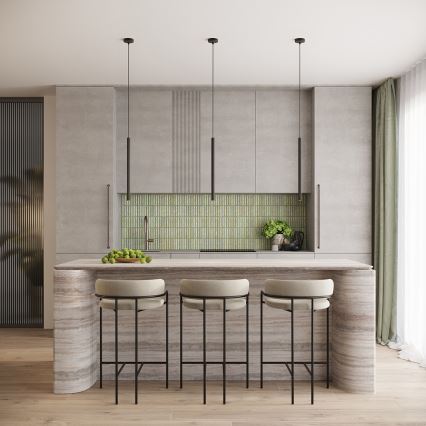 Kattokruunu johdossa ARCHE 1xG9/8W/230V musta