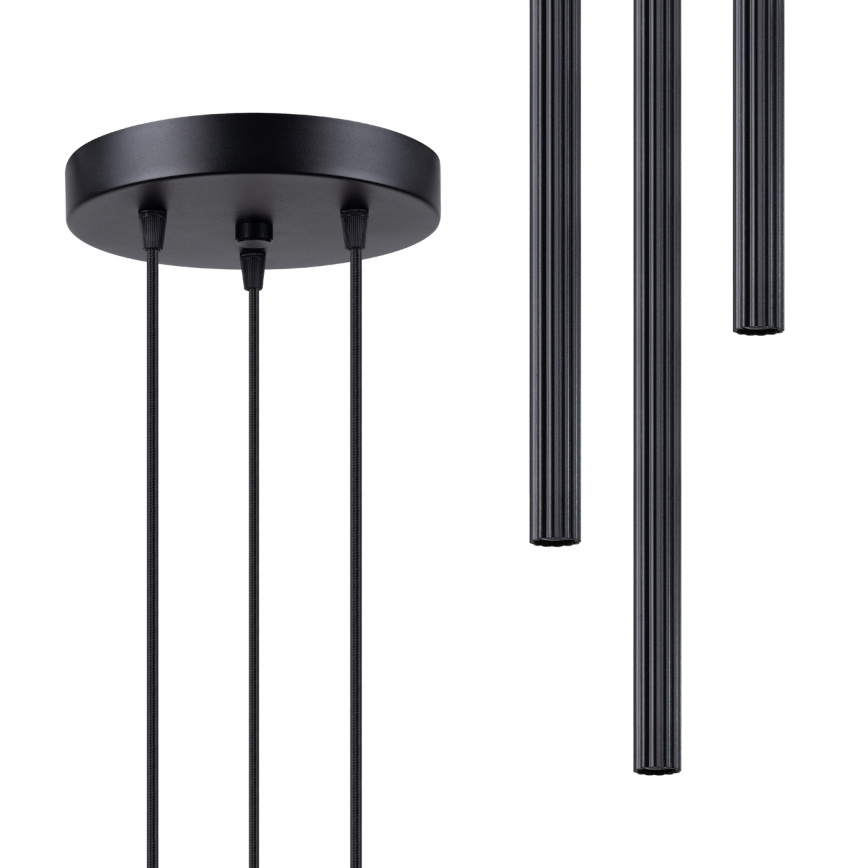 Kattokruunu johdossa ARCHE 3xG9/8W/230V musta