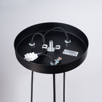 Kattokruunu johdossa ARCHE 3xG9/8W/230V musta