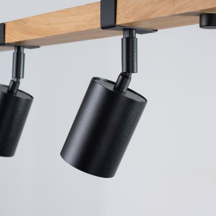 Kohdevalo FAGER 4xGU10/10W/230V musta