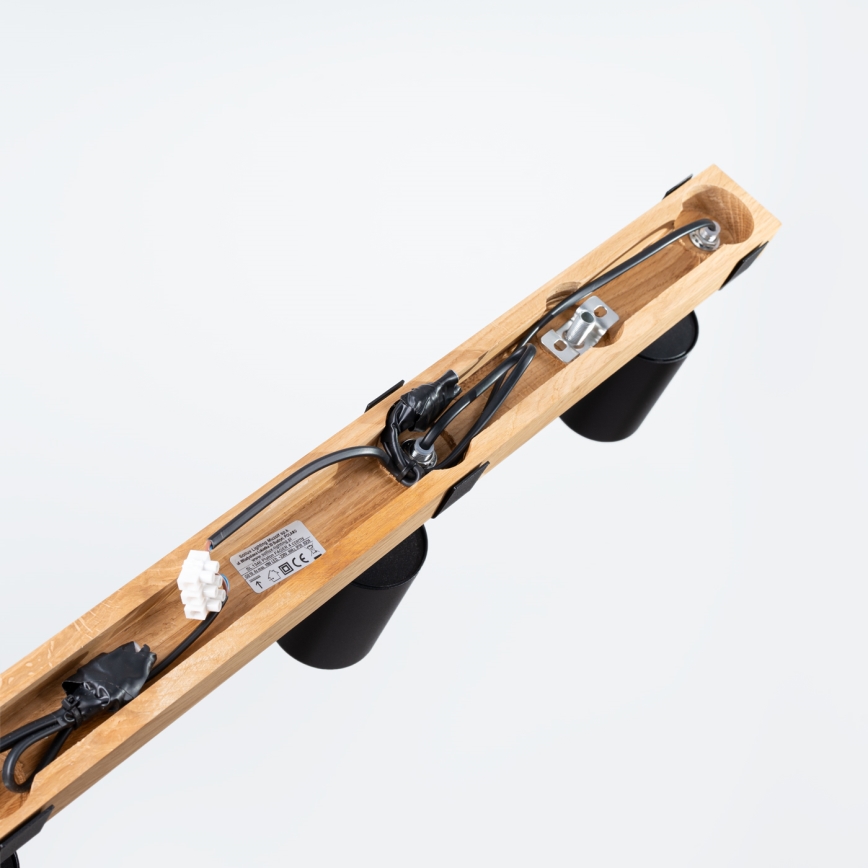 Kohdevalo FAGER 4xGU10/10W/230V musta