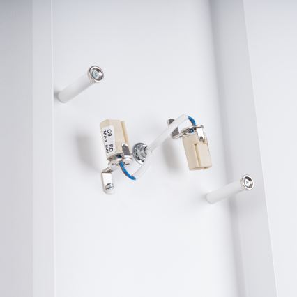 Seinävalaisin DURLIN 2xG9/8W/230V valkoinen