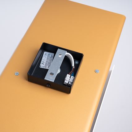 Seinävalaisin DURLIN 2xG9/8W/230V kulta/valkoinen