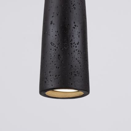 Kattokruunu johdossa ELECTRA 1xGU10/10W/230V betoni/musta