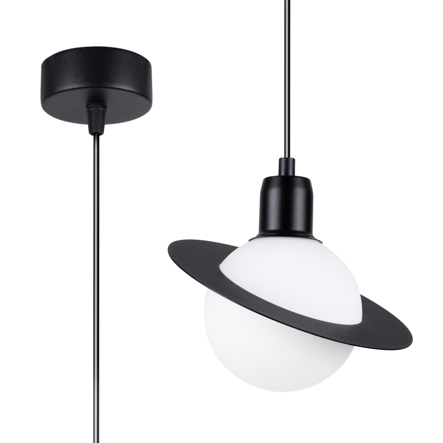 Kattokruunu johdossa HYPERION 1xG9/8W/230V musta