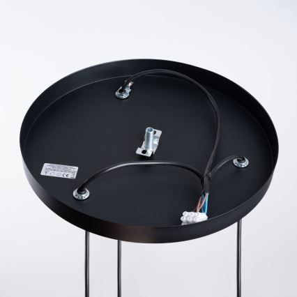 Kattokruunu johdossa HYPERION 3xG9/8W/230V musta