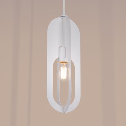 Kattokruunu johdossa NICUS 1xE27/15W/230V valkoinen