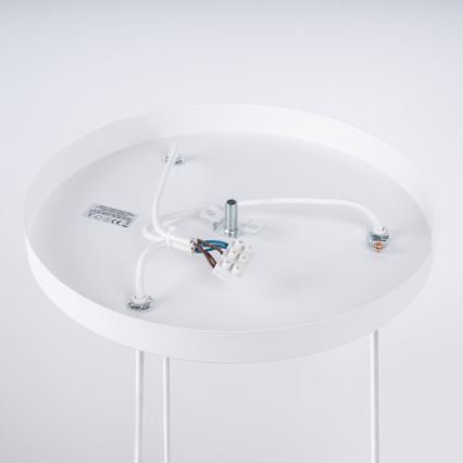 Kattokruunu johdossa NICUS 3xE27/15W/230V valkoinen