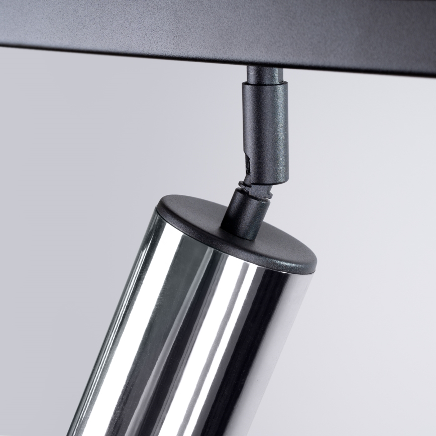 Kohdevalo WINX 4xGU10/10W/230V musta/kiiltävä kromi