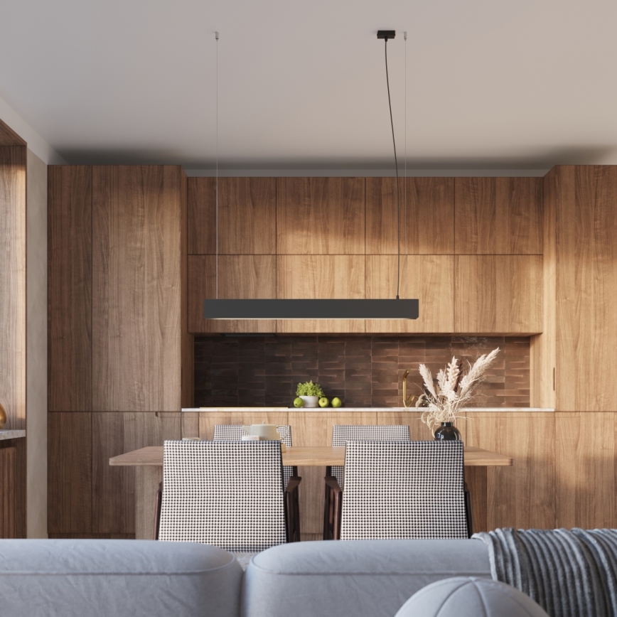 LED-kattokruunu johdossa SPARK 1xG13/8,5W/230V musta