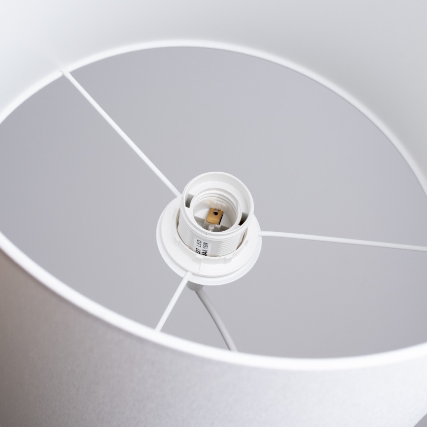Kattokruunu johdossa NOVA 1xE27/15W/230V halkaisija 30 cm valkoinen