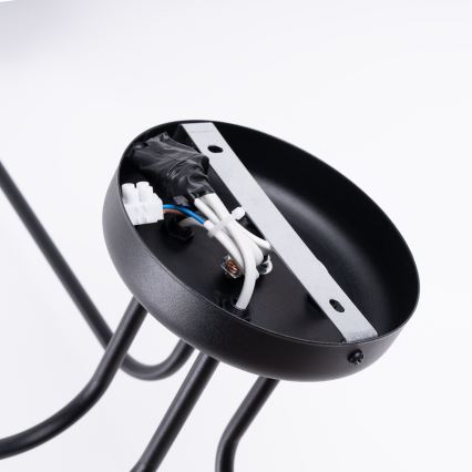 Kiinteä kattokruunu VECTOR 4xE27/15W/230V musta