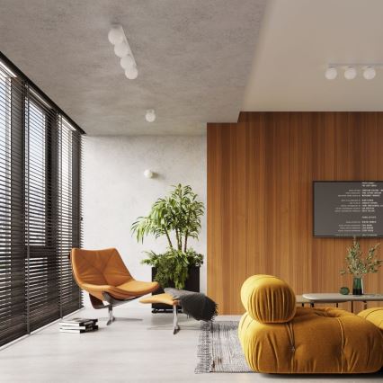 Seinävalaisin YOLI 1xG9/8W/230V valkoinen