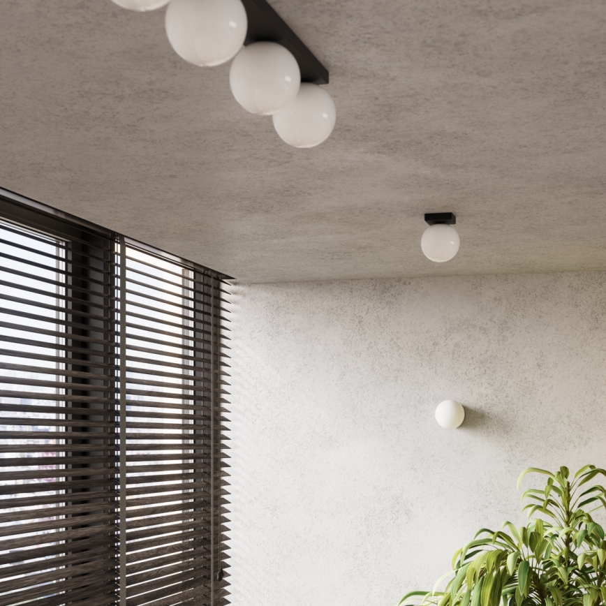 Seinävalaisin YOLI 1xG9/8W/230V musta