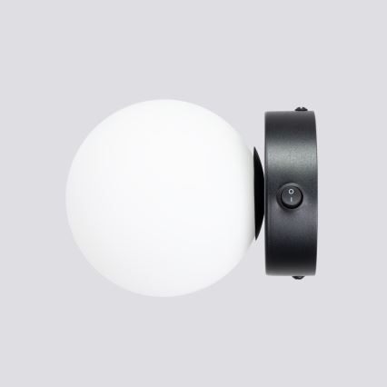 Seinävalaisin YOLI 1xG9/8W/230V musta