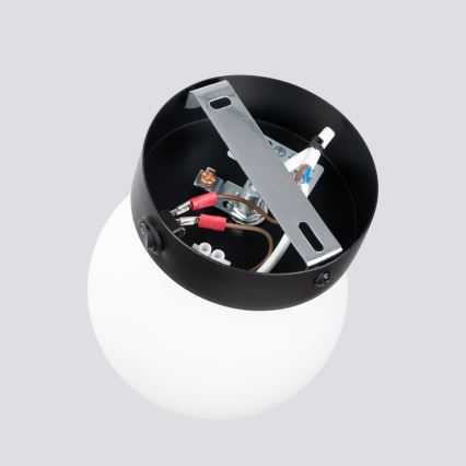 Seinävalaisin YOLI 1xG9/8W/230V musta