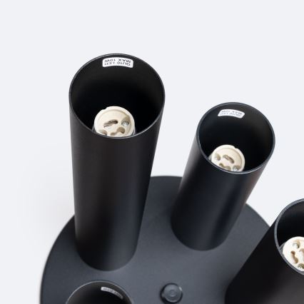 Kohdevalo LAGOS 5xGU10/10W/230V musta