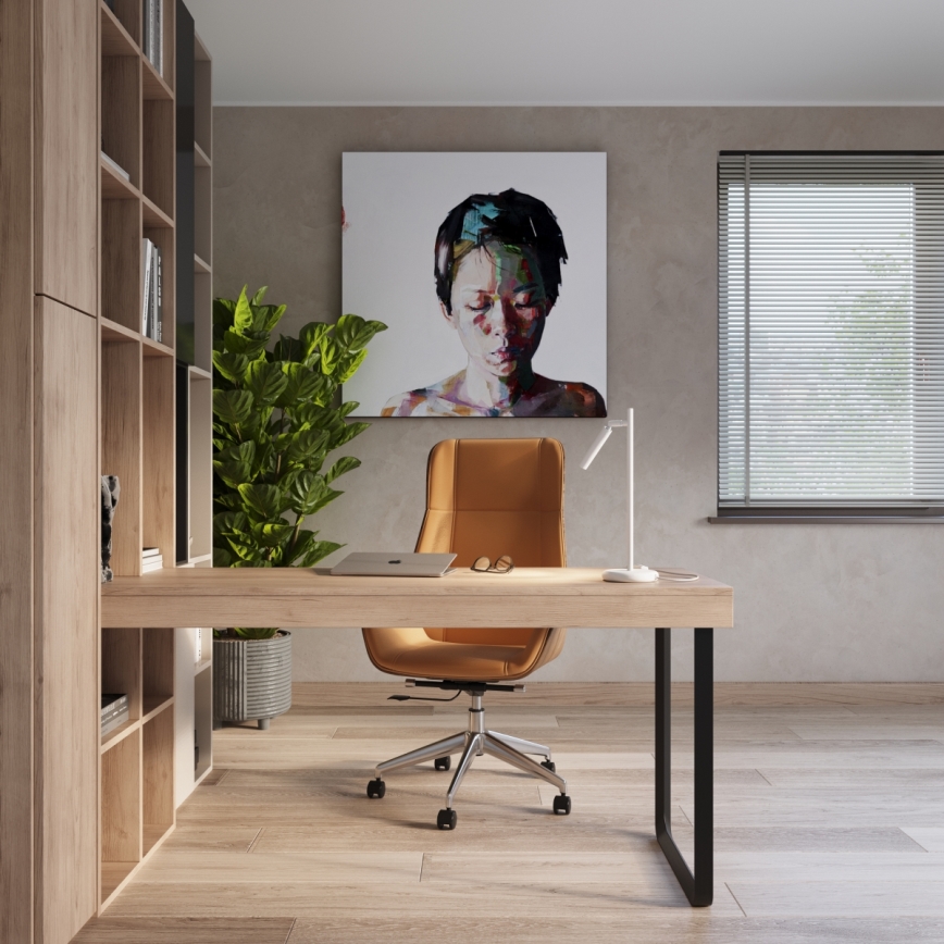 Pöytävalaisin PASTELO 1xG9/8W/230V valkoinen