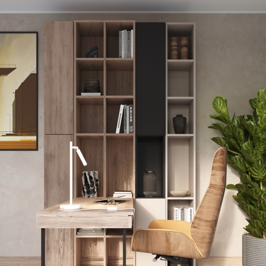 Pöytävalaisin PASTELO 1xG9/8W/230V valkoinen