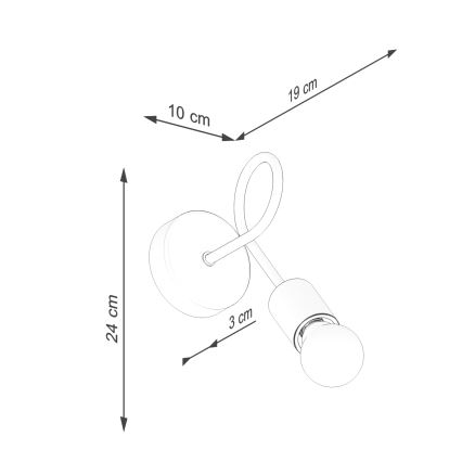 Seinävalaisin EMBER 1xE27/15W/230V musta/beige/pyökki
