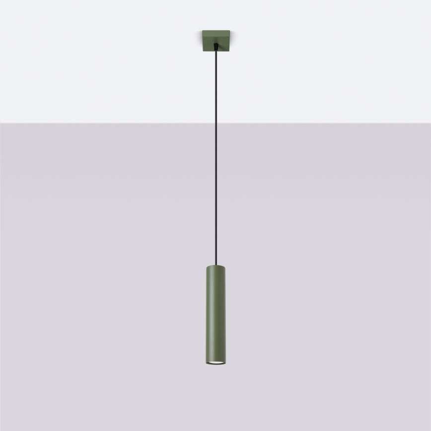 Kattokruunu johdossa LAGOS 1xGU10/10W/230V vihreä