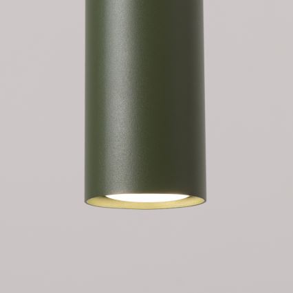 Kattokruunu johdossa LAGOS 2xGU10/10W/230V vihreä