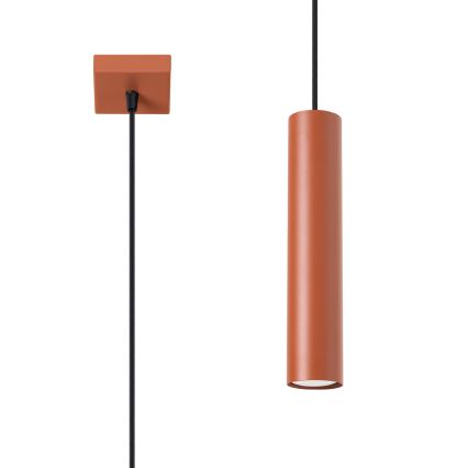 Kattokruunu johdossa LAGOS 1xGU10/10W/230V punainen
