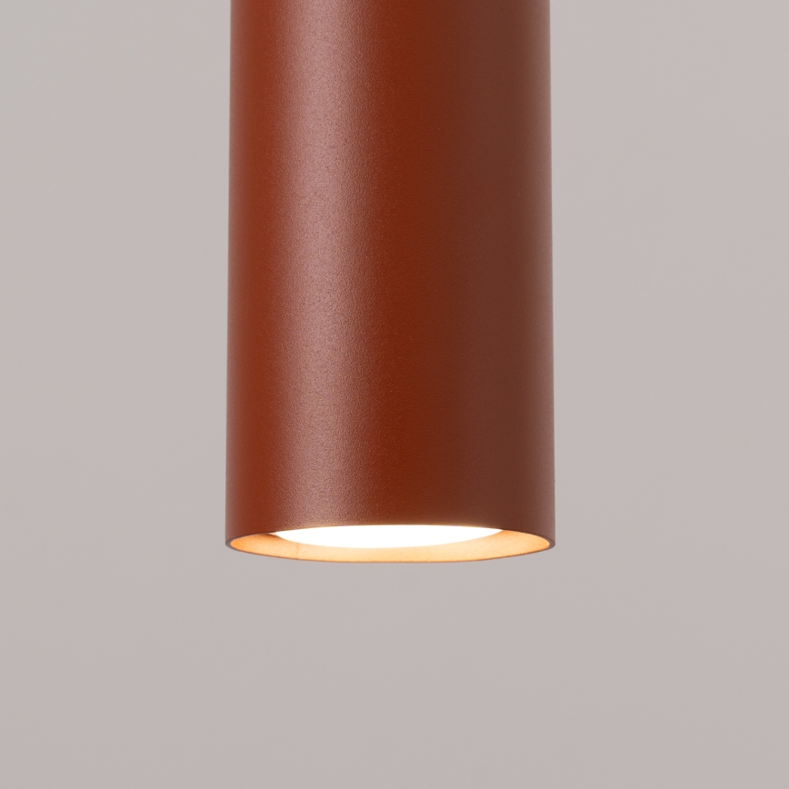 Kattokruunu johdossa LAGOS 1xGU10/10W/230V punainen