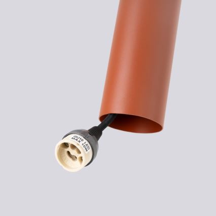 Kattokruunu johdossa LAGOS 1xGU10/10W/230V punainen