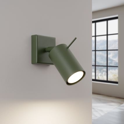 Seinäkohdevalo RING 1xGU10/10W/230V vihreä