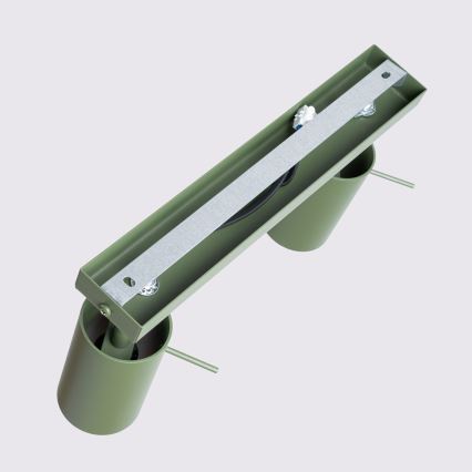 Kohdevalo RING 2xGU10/10W/230V vihreä