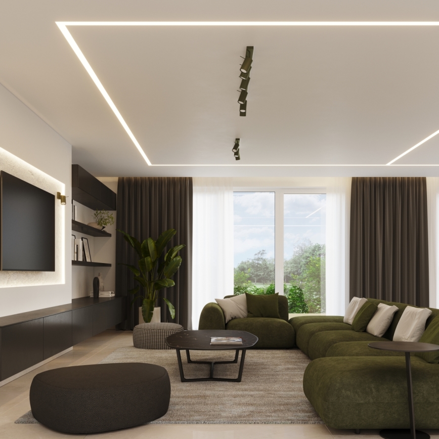 Kohdevalo RING 3xGU10/10W/230V vihreä