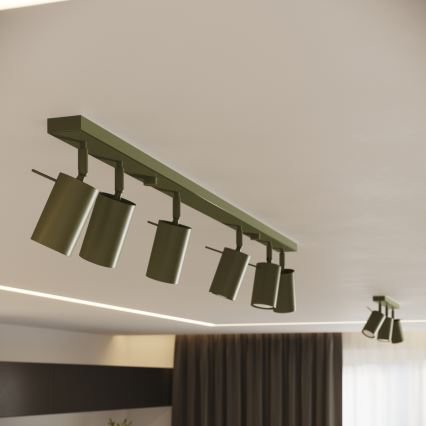 Kohdevalo RING 3xGU10/10W/230V vihreä