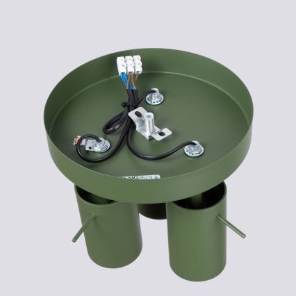 Kohdevalo RING 3xGU10/10W/230V vihreä