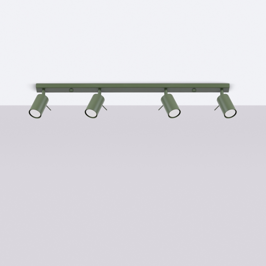Kohdevalo RING 4xGU10/10W/230V vihreä
