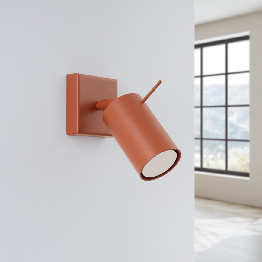 Seinäkohdevalo RING 1xGU10/10W/230V punainen