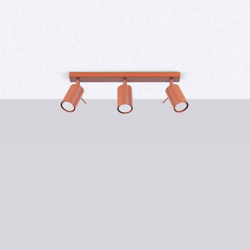 Kohdevalo RING 3xGU10/10W/230V punainen