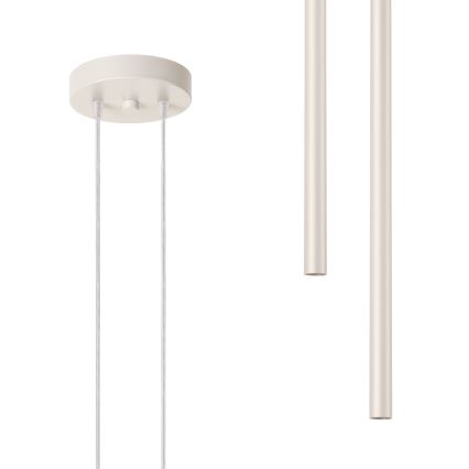 Kattokruunu johdossa PASTELO 2xG9/8W/230V kerma