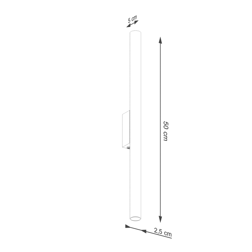 Seinävalaisin PASTELO 2xG9/8W/230V kerma