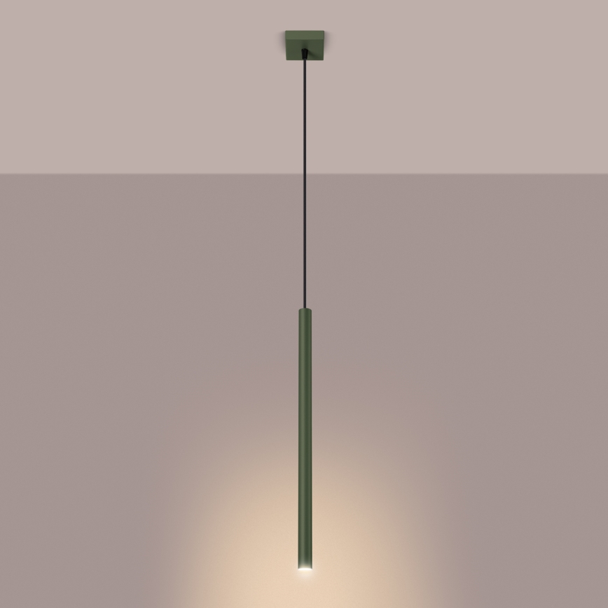 Kattokruunu johdossa PASTELO 1xG9/8W/230V vihreä