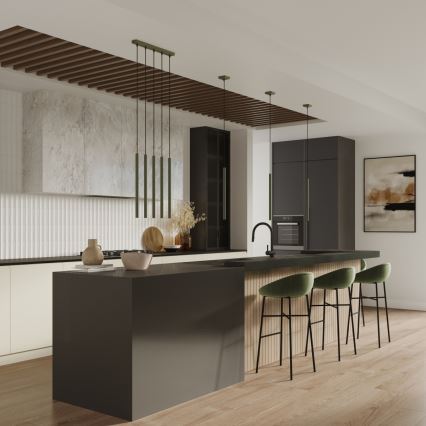 Kattokruunu johdossa PASTELO 1xG9/8W/230V vihreä