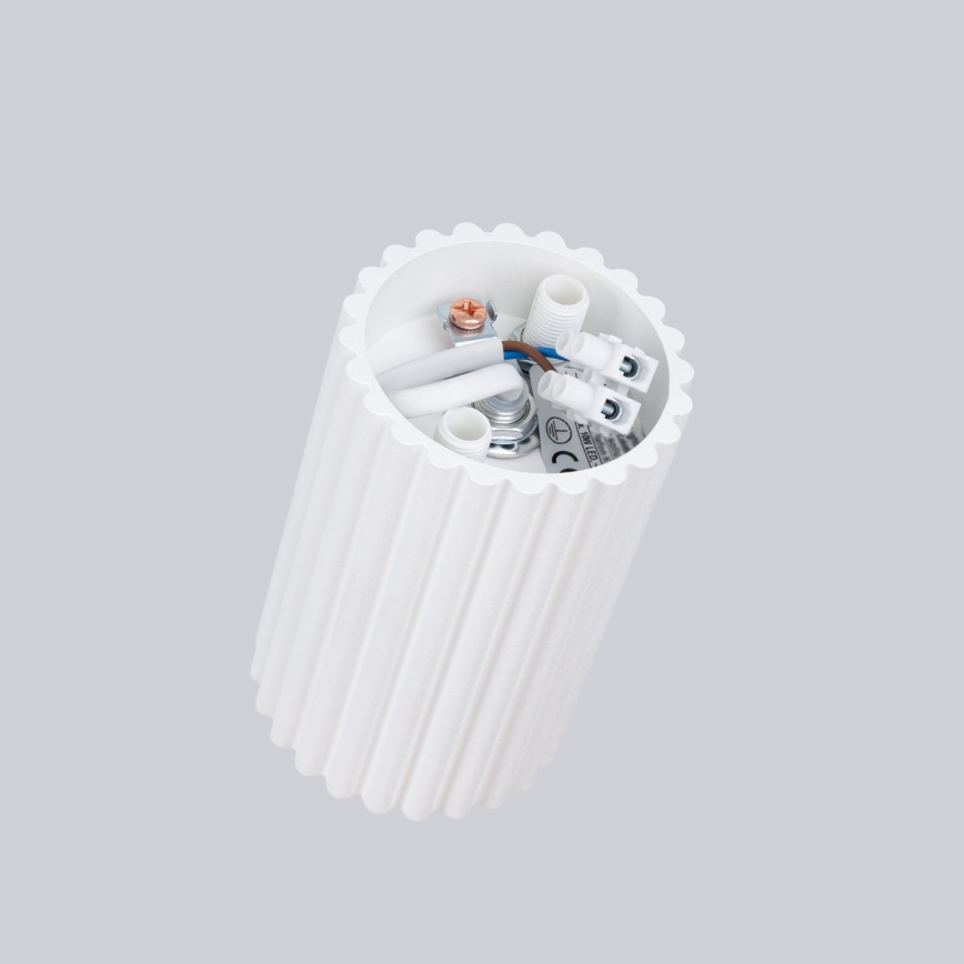 Kohdevalo KARBON 1xGU10/10W/230V 10 cm valkoinen