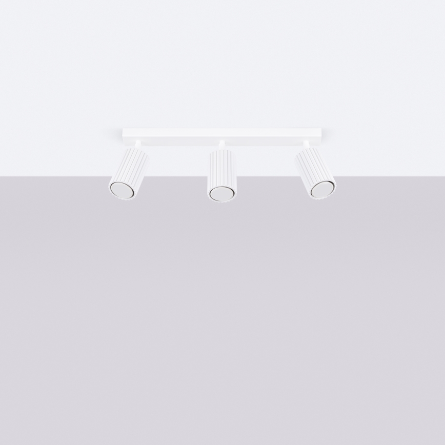 Kohdevalo KARBON 3xGU10/10W/230V valkoinen