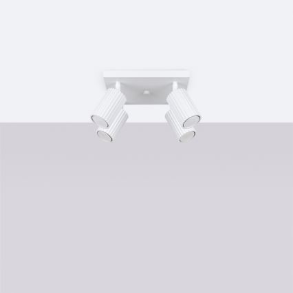 Kohdevalo KARBON 4xGU10/10W/230V valkoinen