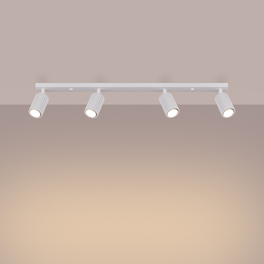 Kohdevalo KARBON 4xGU10/10W/230V valkoinen