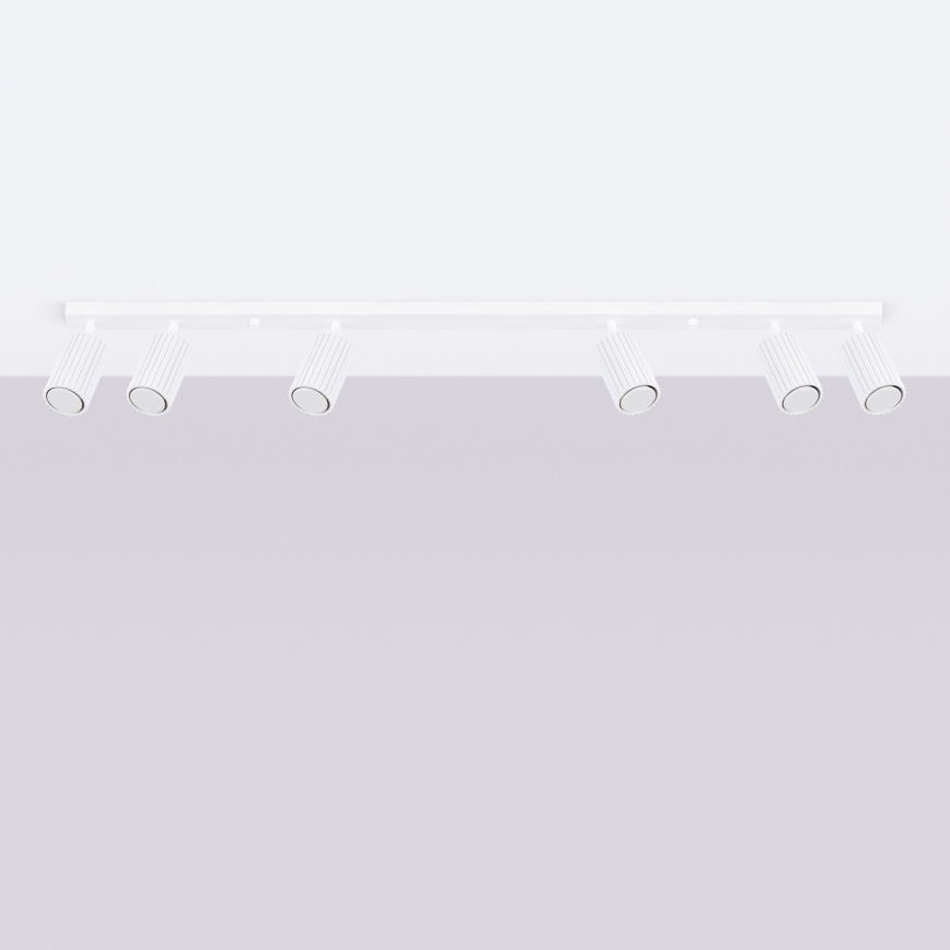 Kohdevalo KARBON 6xGU10/10W/230V valkoinen