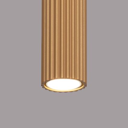 Kohdevalo KARBON 1xGU10/10W/230V 10 cm kulta
